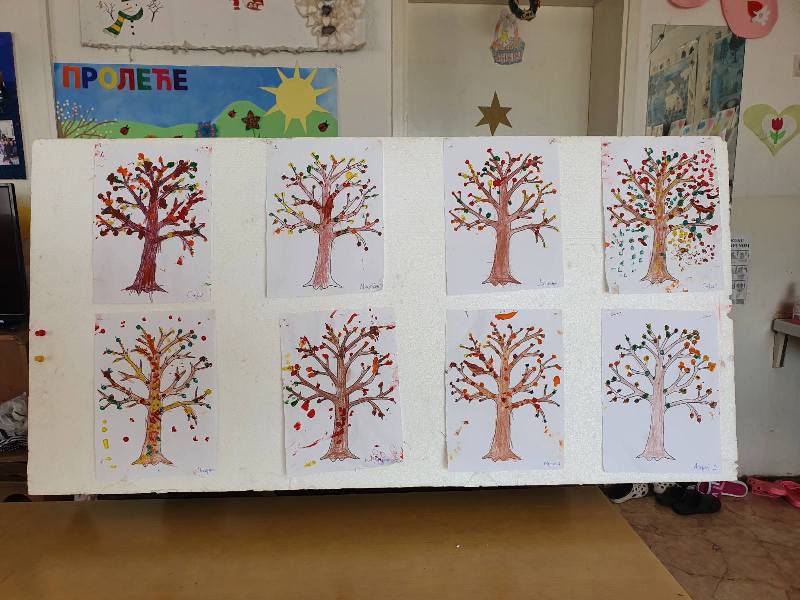 Радионица „Осликавање јесењег дрвета“